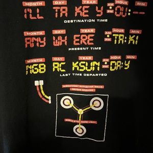 Taking Back Sunday:Back to The Future shirt